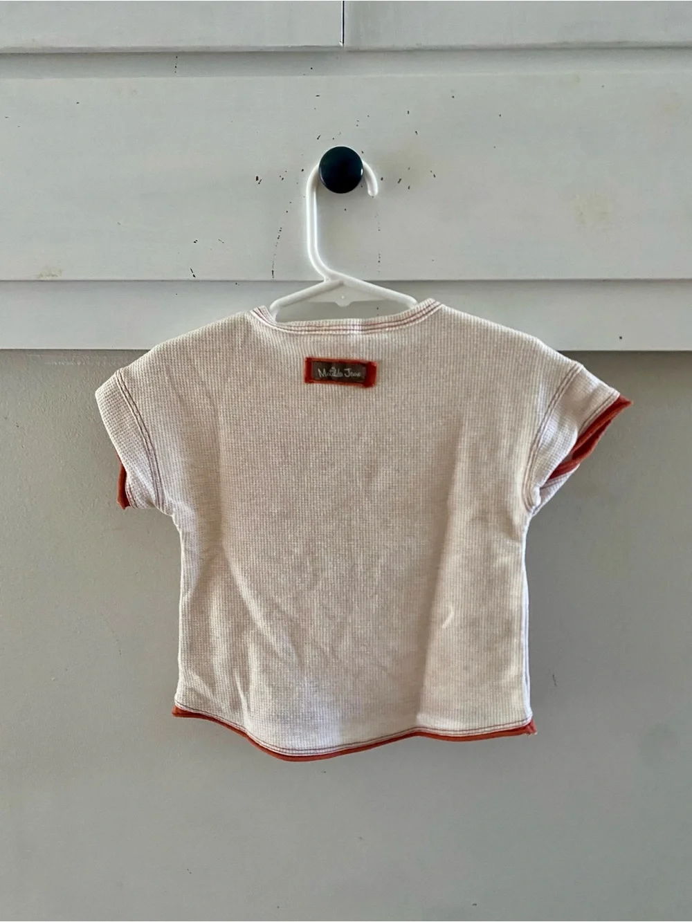Matilda Jane Better Together Embroidered Waffle Tee T-Shirt Size 2